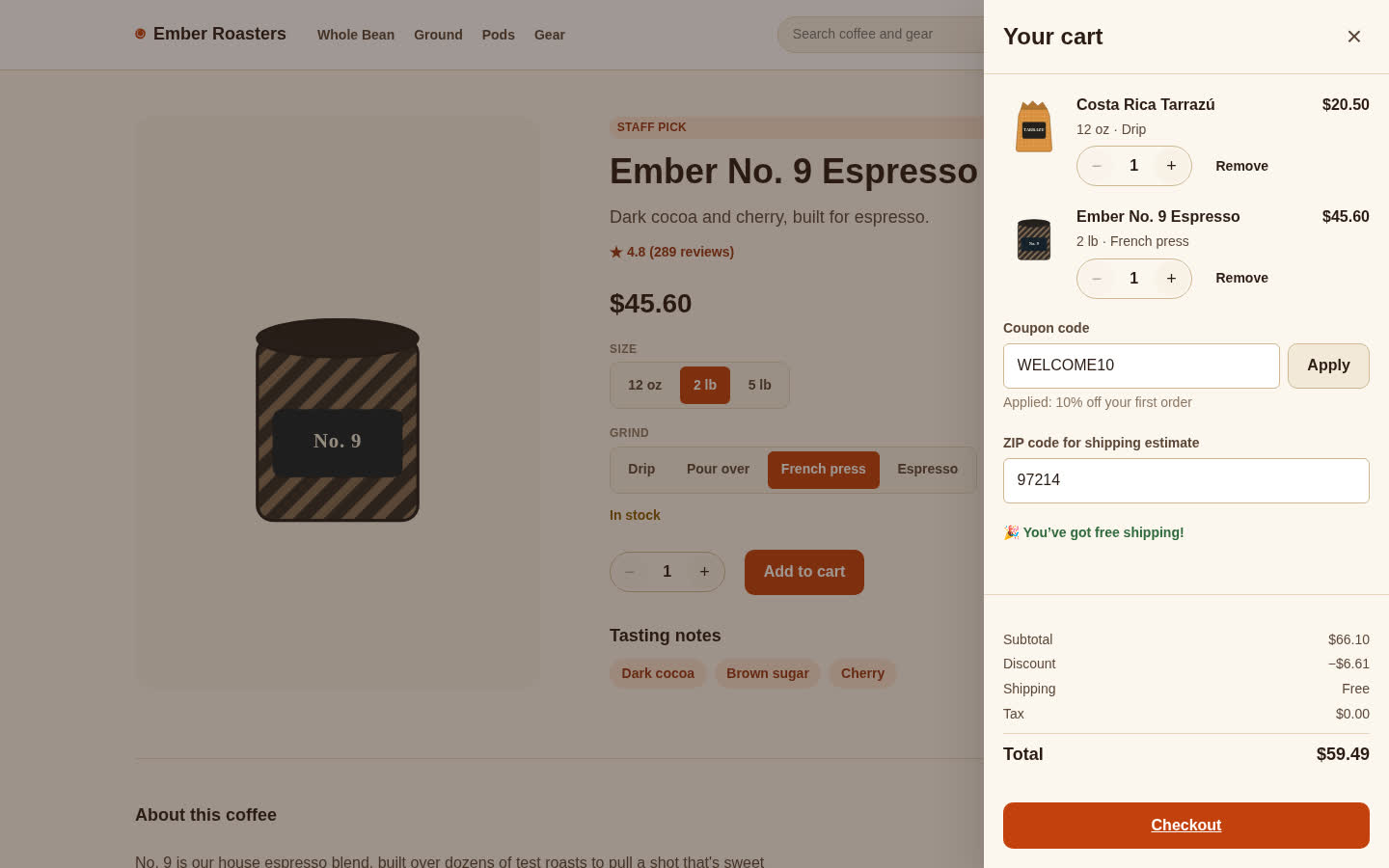 Ember: tela 4