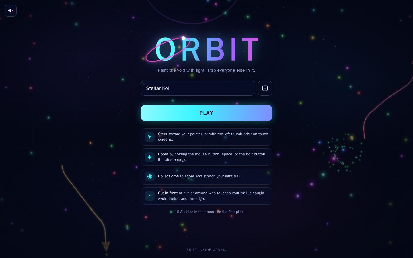 Orbit: tela 2